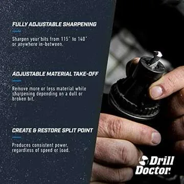 Drill Doctor - DD750x-W 750X Drill Bit Sharpener gray/black