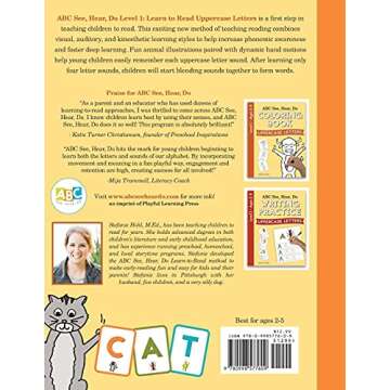 ABC See, Hear, Do Level 1: Learn to Read Uppercase Letters