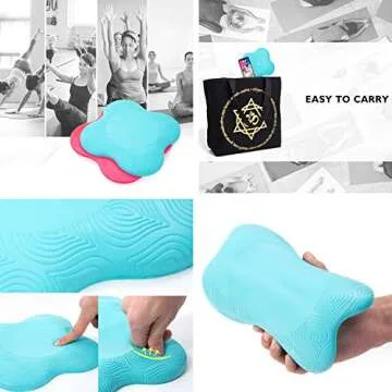 Eco-Friendly Yoga Knee Pads for Comfort & Support