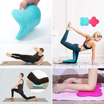 Eco-Friendly Yoga Knee Pads for Comfort & Support