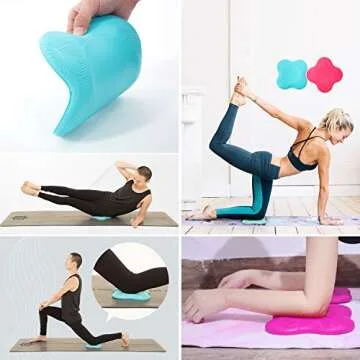 Eco-Friendly Yoga Knee Pads for Comfort & Support