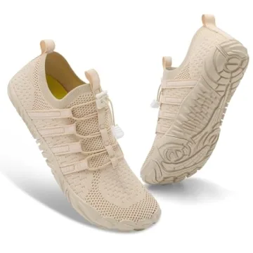 XIHALOOK Minimalist Water Shoes for Hiking, Climbing, Beige