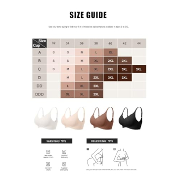 Seamless Wireless Comfort Bras for Women