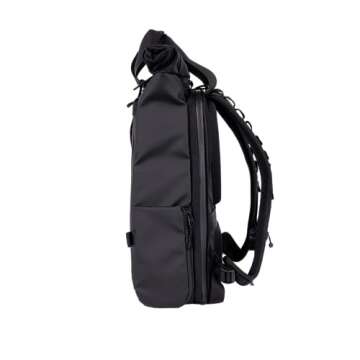 WANDRD PRVKE Lite - Photography Bag - Water Resistant Camera Backpack for Photographers - Anti-Theft Travel Bag with 14-Inch Laptop Sleeve and Fleece-Lined Pockets (Black)