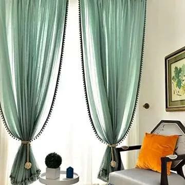 Stylish and Durable Melaluxe Curtain Tiebacks Pack