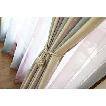 Stylish and Durable Melaluxe Curtain Tiebacks Pack