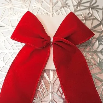 Beautiful Red Velvet Ribbon for Decorating and Crafts