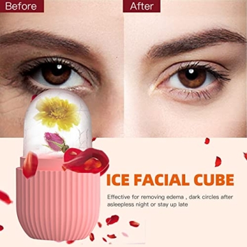 XHJRI Facial Ice Cube Roller for De-Puffing & Pain Relief