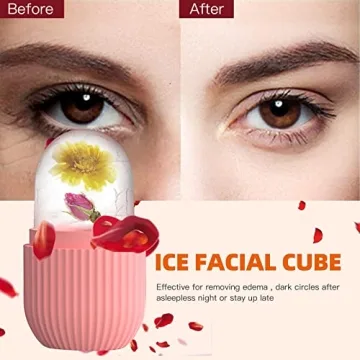 XHJRI Facial Ice Cube Roller for De-Puffing & Pain Relief