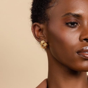 14K Gold Stud Earrings for Women - Hypoallergenic & Stylish