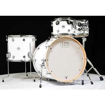 Drum Workshop Drum Set, Gloss Lacquer (DDLG2215WH)
