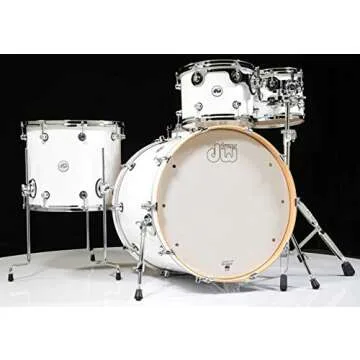 Drum Workshop Drum Set, Gloss Lacquer (DDLG2215WH)