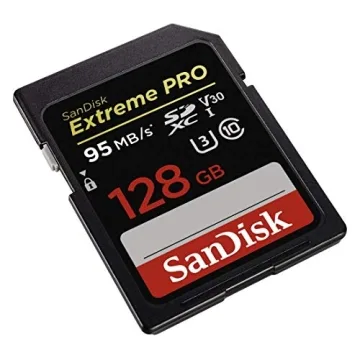 SanDisk 128GB Extreme PRO SD Card for 4K Videos