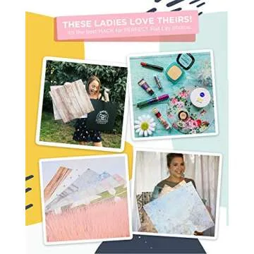 Photo Backdrop Boards for Flat Lay & Food Photography: Realistic, Non-Reflective, Waterproof & Durable (Tropical Lush Set)