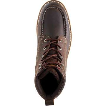 Wolverine Men's Loader 6" Soft Toe Wedge Work Boot, Brown, 10 M US