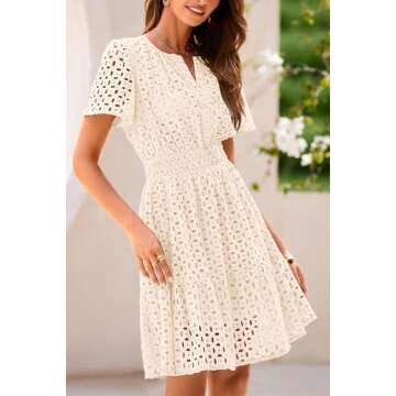 Elegant Summer Short Dress for Women - PRETTYGARDEN