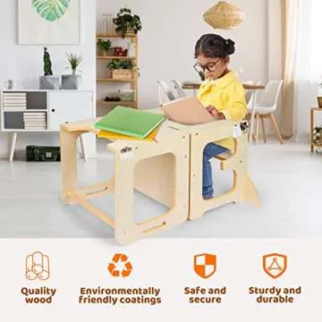 Asweets 4 In 1 Toddler Learning Standing Tower