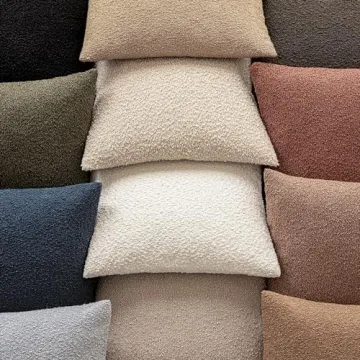 Textured Boucle Throw Pillow Covers for Cozy Home Style