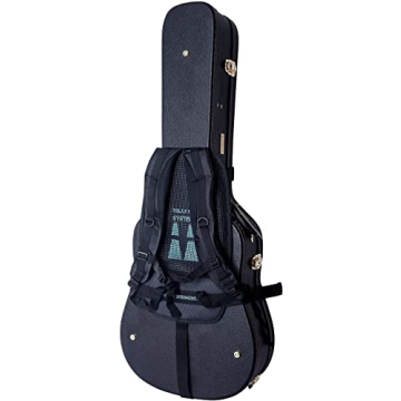 Crossrock Saddle for Hard Guitar Case as Backpack for Easy Carrying