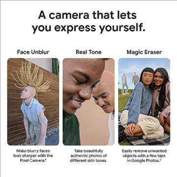 Google Pixel 6a Unlocked Smartphone with 12MP Camera