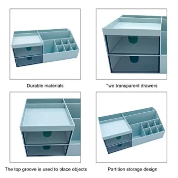 Marknor Vanity Makeup Organizer for Beauty and Office Use