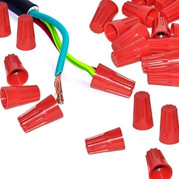 Eagles 50Pcs Twist on Wire Connectors for Easy Wiring