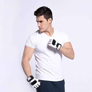Men’s DIBEAR Workout Gloves with Wrist Support