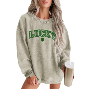 MARZXIN Women 2025 Holiday Casual Mardi Gras Sweatshirts Long Sleeve Sequin Sweatshirt Fashion Glitt...