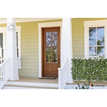 Naturae Decor Expandable Willow Trellis - Outdoor Privacy Screen - Sturdy and Flexible - Realistic L...