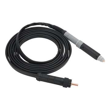 hynade PTM80 CNC Plasma Cutting Torch, Blow Back Straight Torch Cutting Head, For Blow Back Non-HF Pilot Arc Plasma Cutter CUT80NP Not able to work with High Frequency Cutter