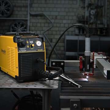 hynade PTM80 CNC Plasma Cutting Torch, Blow Back Straight Torch Cutting Head, For Blow Back Non-HF Pilot Arc Plasma Cutter CUT80NP Not able to work with High Frequency Cutter
