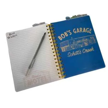 Schitt’s Creek Tab Journal Notebook - Spiraled & Illustrated