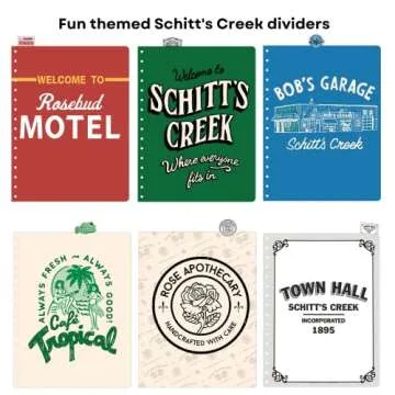 Schitt’s Creek Tab Journal Notebook - Spiraled & Illustrated