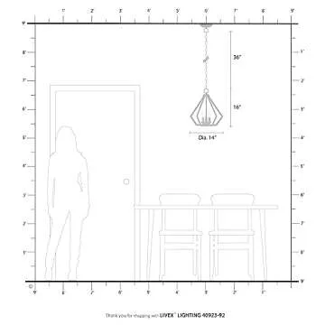 Livex Lighting Antique Brass Chandelier for Home Decor