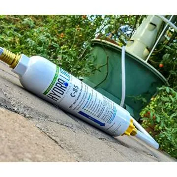 Camco Hydro Life Inline Water Filter for Hydroponics