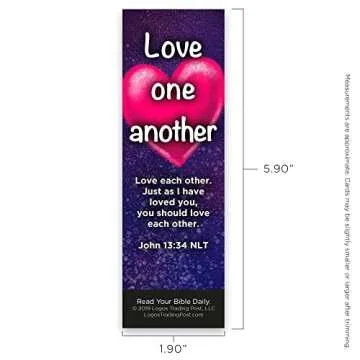 Love One Another Bookmark Pack of 25 for Kids