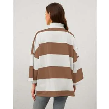 Trendy OLAPTA Women Striped Tee for Every Occasion