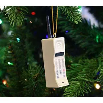 Tree Buddees Unique, Retro 80's Cell Phone Vintage Christmas Ornaments