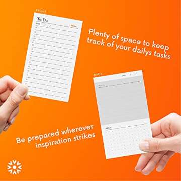 Notsu To Do List Grid Index Cards 3x5 Pack of 50