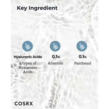 COSRX Hydrium Watery Toner, 150ml / 5.07 fl.oz | Hyaluronic Acid Moisturizing Korean Toner | Hyaluronic Acid, Allantoin, Panthenol | Korean Skin Care, Not Tested on Animals, Paraben Free