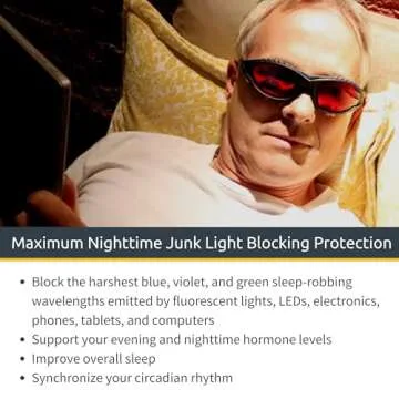 TrueDark Boxed Set (Daylights Elite & Twilights Classic) Blue Light Blocking Glasses to Reduce Eye Strain - For Men & Women, Day & Night, Computer Screen, Gaming, TV, Phone - Glasses by Dave Asprey