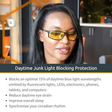 TrueDark Boxed Set (Daylights Elite & Twilights Classic) Blue Light Blocking Glasses to Reduce Eye Strain - For Men & Women, Day & Night, Computer Screen, Gaming, TV, Phone - Glasses by Dave Asprey