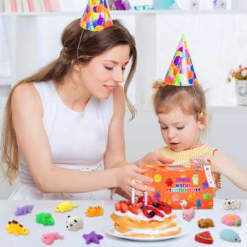 30 Pack Squishy Toys for Kids Party Favors and Sensory Fun