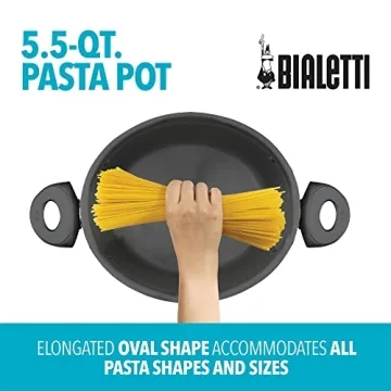 Bialetti 5.5 Quart Pasta Pot with Strainer Lid