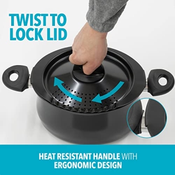 Bialetti 5.5 Quart Pasta Pot with Strainer Lid