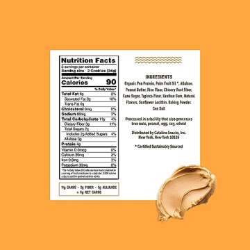 Catalina Crunch Peanut Butter Keto Sandwich Cookies 6.8 Oz Box | Keto Snacks | Low Carb, Low Sugar | Vegan Cookies, Plant Based Protein Cookies | Keto Friendly Foods, Keto Dessert