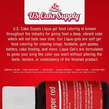 31 Vibrant Food Color Set for Baking & Decorating