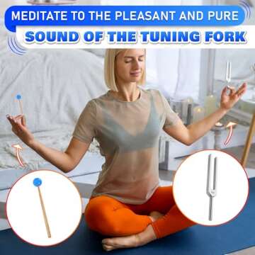 432 Hz Tuning Fork Set for Meditation & Relaxation