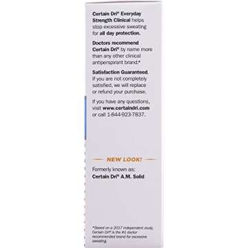 Certain Dri A.m Solid Antiperspirant/Deodorant 2.6 Oz (2 Pack)