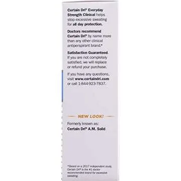 Certain Dri A.m Solid Antiperspirant/Deodorant 2.6 Oz (2 Pack)